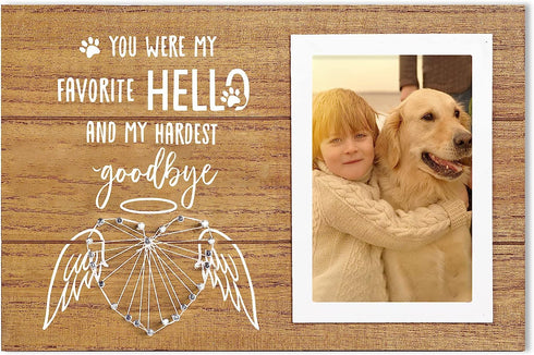Memorial Picture Frame In Loving Memory of Mother, Father, Grandma, Grandpa, dog 4x6